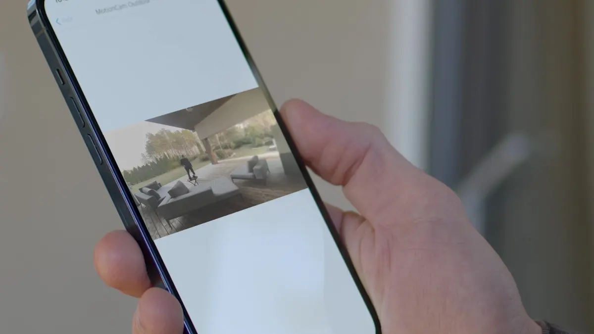 App mit Kamerabild